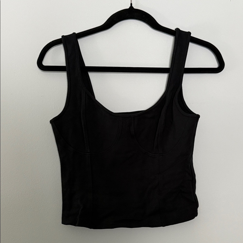 Abercrombie & Fitch Black Crop Top